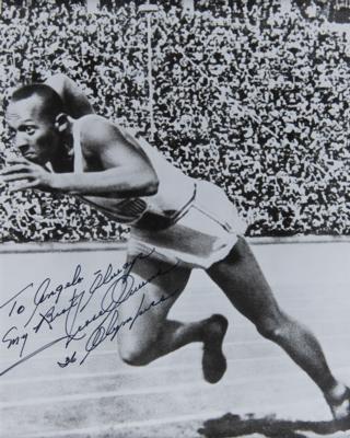 Lot #526 Jesse Owens Signed Photograph - Image 1