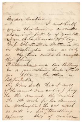 Lot #165 Lincoln Assassination: John T. Ford Autograph Letter Signed - Image 1