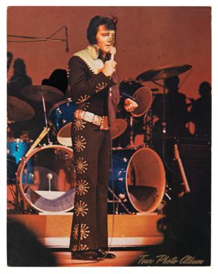 Lot #325 Elvis Presley Signed 'Tour Photo Album? Program - Image 3