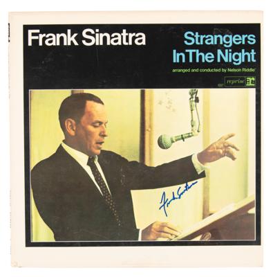 Lot #499 Frank Sinatra Signed Album - Strangers in the Night - Image 1