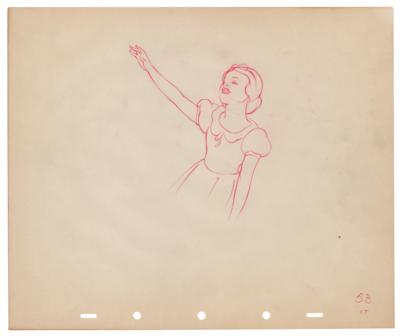 Lot #568 Snow White production drawing from Snow White and the Seven Dwarfs Production Drawing - Image 2