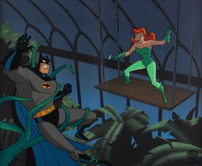 Lot #708 Batman and Poison Ivy limited edition cel - 'A Touch of Poison Ivy' - Image 1