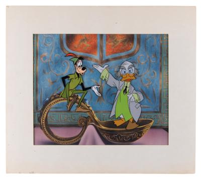 Lot #654 Ludwig Von Drake and Goofy production cel from Walt Disney's Wonderful World of Color Production Cel - Image 2