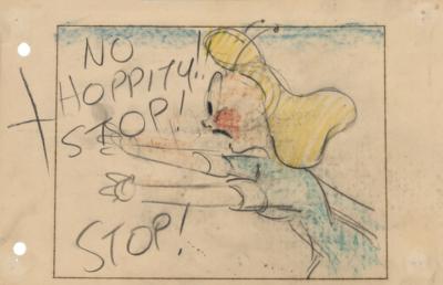 Lot #549 Honey Bee production storyboard drawing