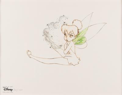 Lot #685 Tinker Bell limited edition hand-painted cel from Peter Pan - Signed by Margaret Kerry Limited Edition Hand-Painted Cel - Image 3