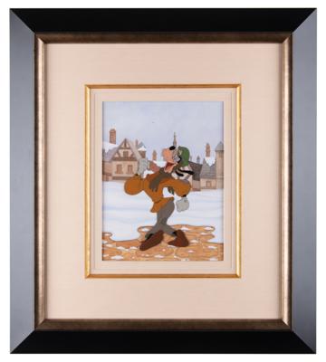 Lot #673 Goofy production model cel from The Prince and the Pauper Production Model Cel - Image 2