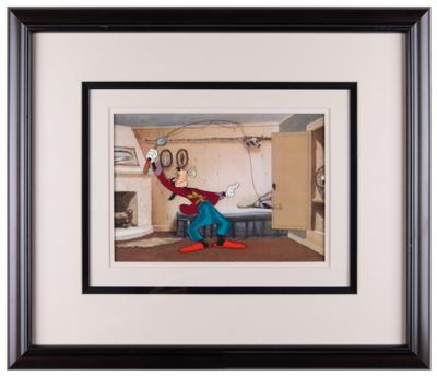 Lot #608 Goofy production cel from How to Fish Production Cel - Image 2