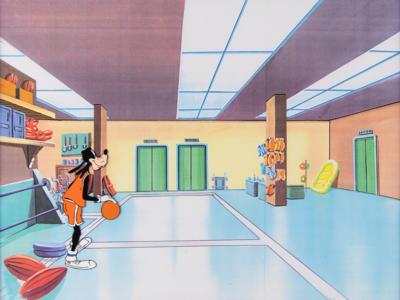 Lot #662 Goofy production cel from a Disney television cartoon Production Cel - Image 1