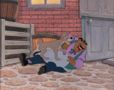 Lot #632 Tramp and Tony production cels from Lady and the Tramp Production Cels - Image 1