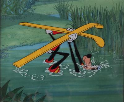 Lot #651 Goofy production cel from Aquamania Production Cel - Image 1
