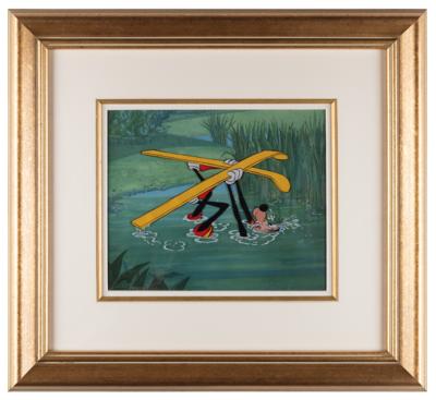 Lot #651 Goofy production cel from Aquamania Production Cel - Image 2