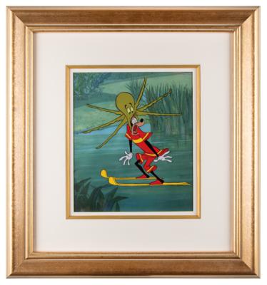 Lot #649 Goofy and Octopus production cel from Aquamania Production Cel - Image 2