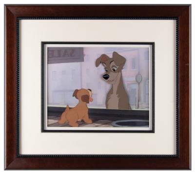 Lot #637 Tramp production cel from Lady and the Tramp Production Cel - Image 2