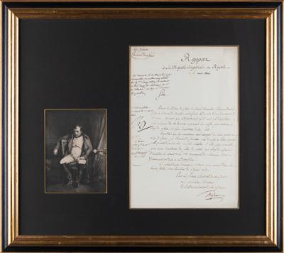 Lot #203 Napoleon Signed Military Commission