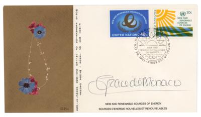 Lot #179 Princess Grace Signed FDC