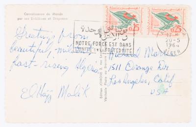 Lot #97 Malcolm X Autograph Note Signed as 