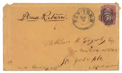 Lot #145 Horace Greeley Autograph Letter Signed on Slavery and the Civil War: 