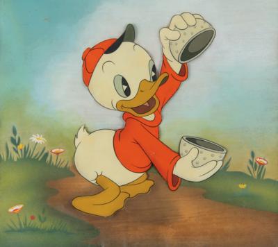 Lot #569 Huey production cel from Donald's Golf Game - Image 1