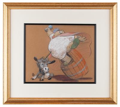 Lot #573 Bacchus and Jacchus concept storyboard painting from Fantasia - Image 2