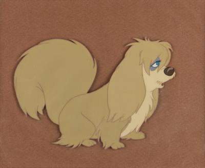 Lot #631 Peg production cel from Lady and the Tramp - Image 1