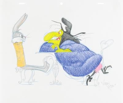 Lot #700 Bugs Bunny and Witch Hazel original