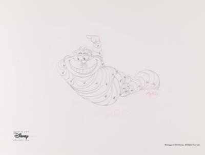 Lot #686 Cheshire Cat limited edition cel from Alice in Wonderland: Long sold-out limited 'Alice in Wonderland – Cheshire Cat' cel from the Golden Age of Animation Series - Image 3