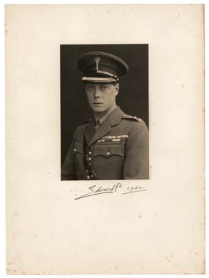 Lot #156 King Edward VIII Signed Photograph