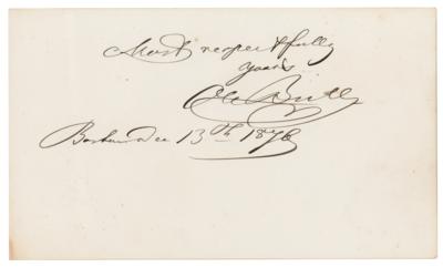 Lot #331 Ole Bull Signature