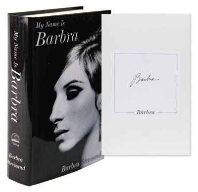 Lot #503 Barbra Streisand Signed Book - My Name Is Barbra - Image 1