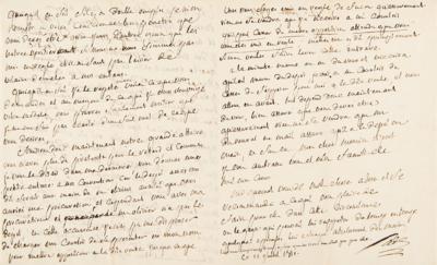 Lot #288 Marquis de Sade Autograph Letter Signed - Image 3