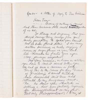Lot #493 Robert Redford's Early Handwritten Diary (1959-1962) - Dated to the Start of His Professional Acting Career - Image 11
