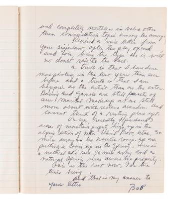 Lot #493 Robert Redford's Early Handwritten Diary (1959-1962) - Dated to the Start of His Professional Acting Career - Image 12