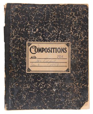 Lot #493 Robert Redford's Early Handwritten Diary (1959-1962) - Dated to the Start of His Professional Acting Career - Image 2
