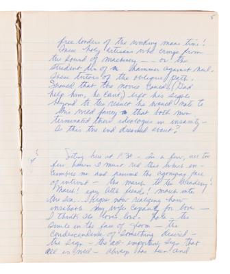 Lot #493 Robert Redford's Early Handwritten Diary (1959-1962) - Dated to the Start of His Professional Acting Career - Image 3