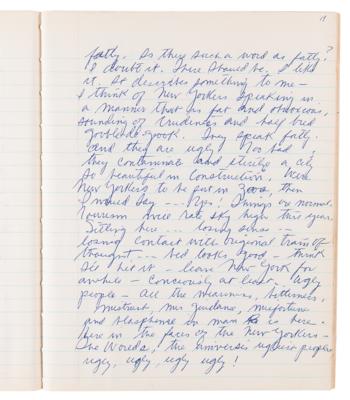 Lot #493 Robert Redford's Early Handwritten Diary (1959-1962) - Dated to the Start of His Professional Acting Career - Image 4