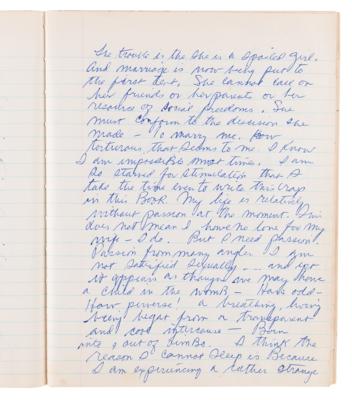 Lot #493 Robert Redford's Early Handwritten Diary (1959-1962) - Dated to the Start of His Professional Acting Career - Image 6