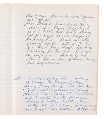 Lot #493 Robert Redford's Early Handwritten Diary (1959-1962) - Dated to the Start of His Professional Acting Career - Image 8