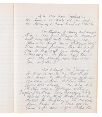 Lot #493 Robert Redford's Early Handwritten Diary (1959-1962) - Dated to the Start of His Professional Acting Career - Image 9