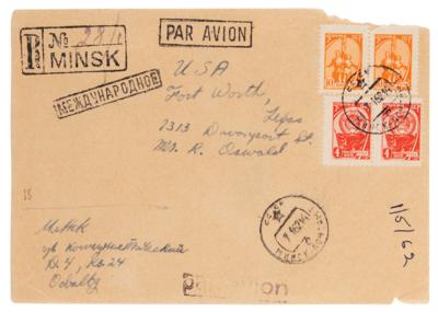 Lot #123 Lee Harvey Oswald Autograph Letter Signed to Brother from USSR - Warren Commission Exhibit No. 313: 