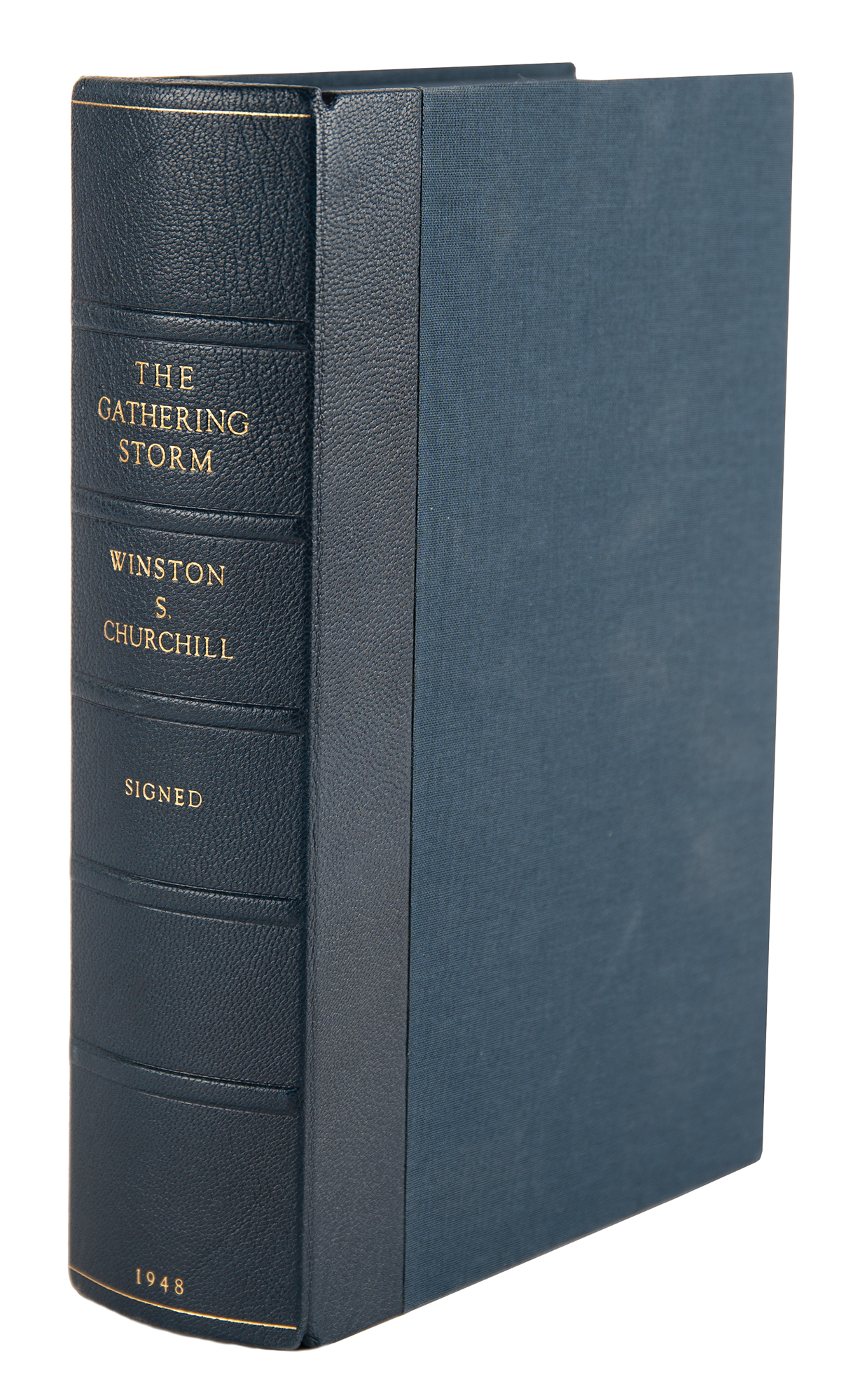 Winston Churchill Signed First Edition Book - The Gathering