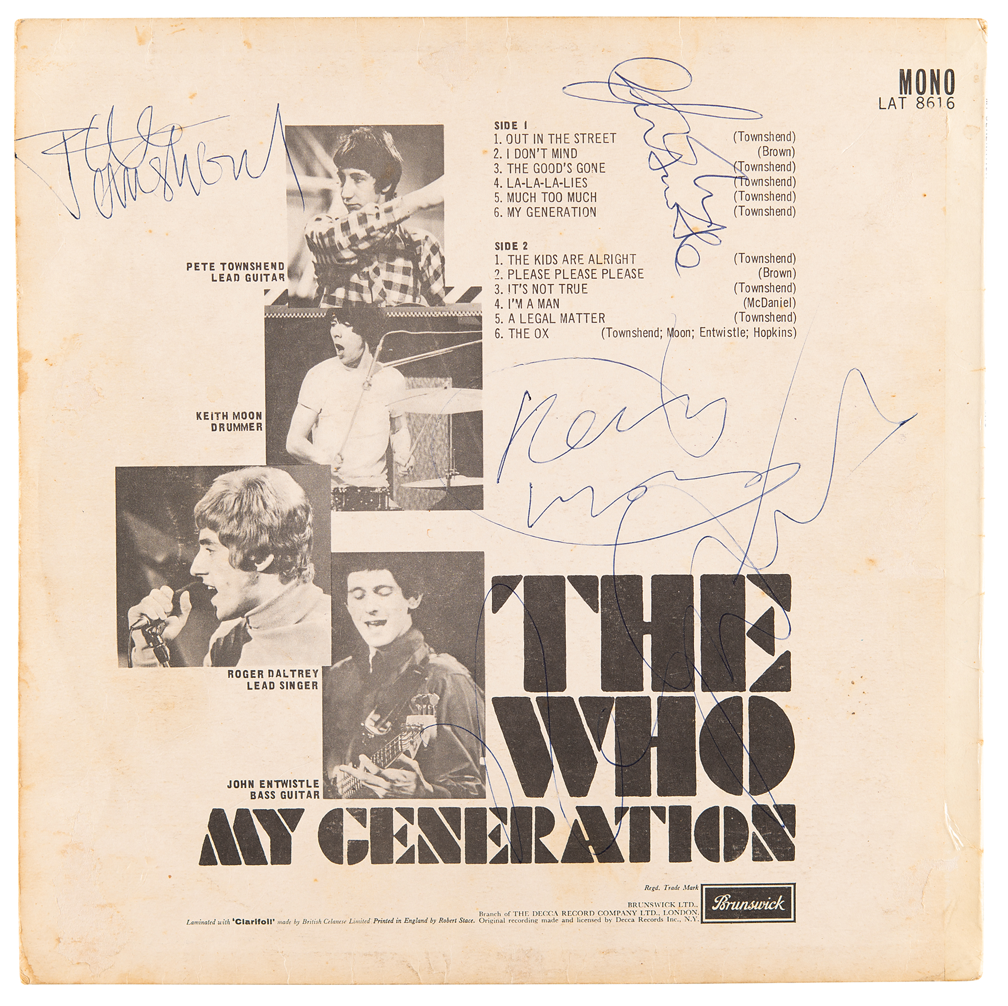 THE WHO / MY GENERATION 【LP】 The Who – My Generation – Vinyl (200 Gram, LP, Album + 3
