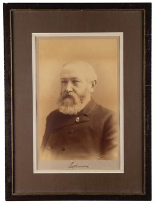 Lot #31 Benjamin Harrison Signed Oversized Portrait Photograph as President-Elect - Image 2