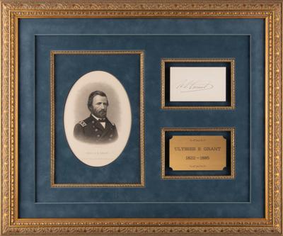 Lot #27 U. S. Grant Signature