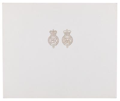 Lot #288 Prince Philip Signed Christmas Card (1965) - Image 2