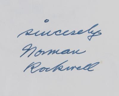 Lot #592 Norman Rockwell Signed Book - The Norman Rockwell Storybook - Image 2