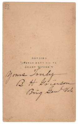 Lot #356 Benjamin Grierson Signed Photograph - Image 2