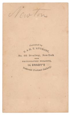 Lot #368 John Newton Carte-de-Visite Photograph - Image 2