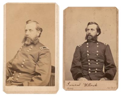 Lot #381 Orlando B. Willcox Signed Photograph and Unsigned Carte-de-Visite - Image 1
