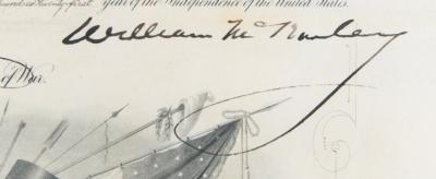 Lot #97 William McKinley Document Signed as President - Image 2