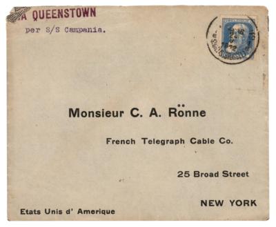 Lot #313 Titanic: C. Emil Rönne Typed Letter Signed on America's Disaster Response - Image 3